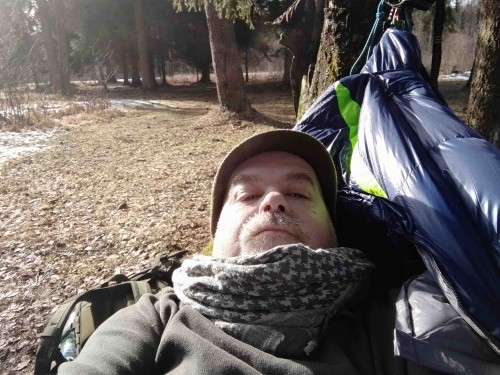 Ráno při útěku před blázincem...